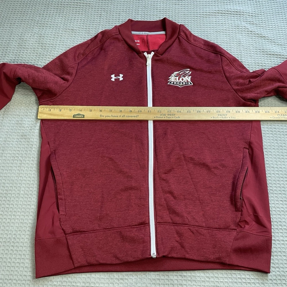 Elon University Jacket XL Womens Under Armour Qualifier Hybrid Track Full Zip - Picture 6 of 9